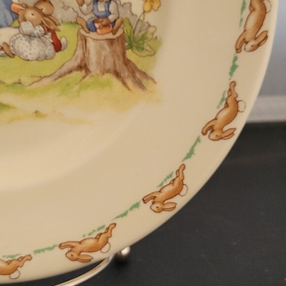 Bunnykins  Picnic by the Lake  Royal Doulton Barbara Vernon - Picture 7 of 13